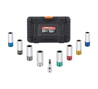 VEVOR Set di Bussole a Percussione per Dadi Ruota Attacco da 12,7 mm Metrico SAE