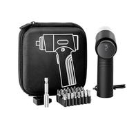 VEVOR Set di Cacciaviti a Batteria 0,5-5 Nm, Batteria da 2500 mAh, Set di Cacciaviti con 32 Punte e Display Digitale e Luce LED, Ricarica Tipo C, per Riparazioni Elettriche di Mobili Nero