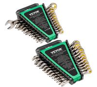 VEVOR Set di Chiavi Combinate 24 Pezzi SAE 1/4" a 7/8" Metrico 8 mm a 19 mm