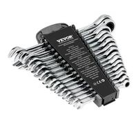 VEVOR Set di Chiavi Combinate 16 Pezzi Set di Chiavi in Acciaio Cr-V Metrico