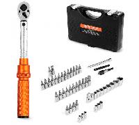 VEVOR Set Chiavi Dinamometriche Clic 20 a 240 lbf-in e 2,3 a 27,1 N.m Arancione