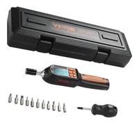VEVOR Set di Chiavi per Cacciavite Dinamometrico da 1/4" Gamma di Regolazione Coppia 2,65-70,67 pollici-libbre, Cacciavite Dinamometrico con Incremento 0,01Nm, Set Punte per Cacciavite Dinamometrico