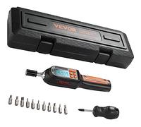 VEVOR Set di Chiavi per Cacciavite Dinamometrico da 1/4" Gamma di Regolazione Coppia 2,65-70,67 pollici-libbre, Cacciavite Dinamometrico con Incremento 0,01Nm, Set Punte per Cacciavite Dinamometrico