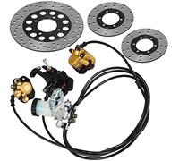 VEVOR Set di cilindri maestro per go-kart lunghezza cavo idraulico 860 mm Testa di martello Trailmaster da 150 cc Ideale per gli appassionati di kart fai da te