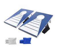 VEVOR Set Cornhole portatile da tavolo - Tavola pieghevole in alluminio, 8 sacchetti, 915x610x255 mm