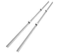 VEVOR Set di guide lineari, SBR16 2000 mm, 2 guide lineari SBR16 da 78,7 pollici/2000 mm e 4 blocchi di scorrimento SBR16UU, guide lineari e kit cuscinetti per macchine automatizzate CNC