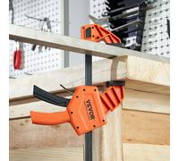 VEVOR Set di Morsetti a Barra da Falegname 2Pz Forza Max. 136kg Apertura 609,6mm