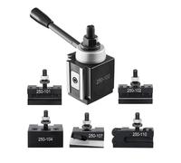 VEVOR Set di Portautensili a Cambio 6 Pezzi per Minitorni 152-305 mm in Acciaio