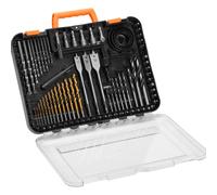 VEVOR Set di Punte da Trapano 100 Pezzi, Set di Punte da Trapano e Cacciavite, S
