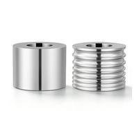 VEVOR Set di Ricambio per Laminatoio da 1 Rullo Semicircolare e 1 Piatto, Accessori per la Creazione di Gioielli, Scanalature di 7 Misure, in Acciaio Legato, per Artigianato con Oro Argento e Rame