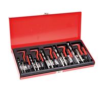 VEVOR Set di Riparazione Filetti 166 Pezzi Kit di Riparazione Elicoidale Metrico