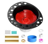 VEVOR Set di Scarico per Vasca da Bagno Indipendente, 2 Tubi di Scarico in Ottone, Kit di Scarico per Vasca da Bagno, Adattatore di Scarico, per Vasche da Bagno a Pavimento, Vasche da Bagno a Isola