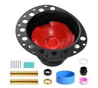 VEVOR Set di Scarico per Vasca da Bagno Indipendente, 2 Tubi di Scarico in Ottone, Kit di Scarico per Vasca, con Adattatore di Scarico in ABS, per Vasche da Bagno a Pavimento, Vasche da Bagno a Isola