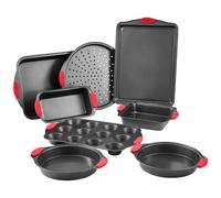 VEVOR Set di Stampi da Cucina 8 Pezzi in Acciaio Carbonio con Manici Silicone