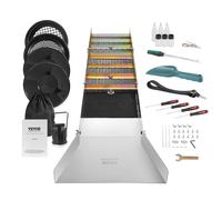 VEVOR Set per Ricerca d'Oro Lavaggio Oro Set Pentola 22,86x127cm 23 Pz Alluminio