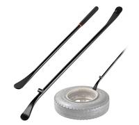 VEVOR Set Smontagomme 2 pezzi Utensili per Montaggio Smontaggio Pneumatici Leva Ergonomica per Pneumatici 76,5 e 97 cm, Strumenti per Riparazioni per Veicoli Camion Autobus Trattori in Acciaio Legato