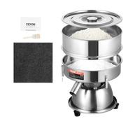 VEVOR Setaccio Farina Elettrico Vibrante 12+80 Maglie 45 W per Polvere Alimenti