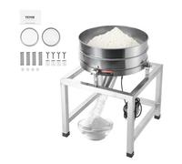 VEVOR Setaccio Farina Elettrico Vibrante 40+100 Maglie 25 W per Polvere Alimenti