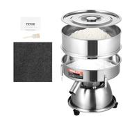 VEVOR Setaccio Farina Elettrico Vibrante 12+80 Maglie 45 W per Polvere Alimenti