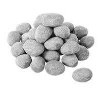 VEVOR Sfere di Fuoco in Ceramica, 50,8-76,2 mm, 30 Pezzi, Pietre Laviche per Uso Interno ed Esterno, Pietre Decorative per Braciere, per Caminetti a Propano Gas, Stufe, Cortili, Campeggio, Grigio