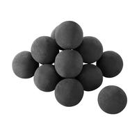 VEVOR Sfere di Fuoco in Ceramica, 76 mm, 15 Pezzi, Pietre Laviche Rotonde per Uso Interno ed Esterno, Pietre Decorative per Braciere, per Caminetti a Propano Gas, Stufe, Cortili, Campeggio, Nero
