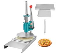 VEVOR Sfogliatrice per Pizza, Pressa per Pasta Pizza Commerciale Diametro da 9,5 Pollici, Rullo per Pasta Manuale, Macchina per Pasta Spessore 5 mm in Acciaio Inossidabile da Banco 545 x 260 x 565 mm