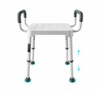 VEVOR Sgabello da Doccia Sedile Antiscivolo Carico 181,4 kg Altezza Regolabile