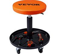 VEVOR Sgabello da Officina Mobile Sedia da Meccanico Regolabile Carico 113,4kg