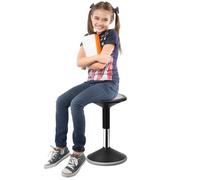 VEVOR Sgabello da Seduta Attiva, Sedia Attiva Carico max. 48kg Altezza Regolabile 40-55 cm per Età 12-18 Anni Realizzata in ABS TPR Fibra di Nylon, Sgabello Seduta Attiva per Scuole, Ufficio, Casa