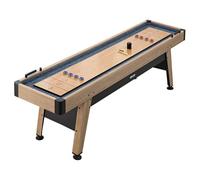 VEVOR Shuffleboard 2 in 1, 2,1 m, 2,7 m, 3,6 m, set combinato Shuffleboard e bowling, con campo di gioco antigraffio, dischi, set da bowling, cera, pennello, per sala giochi familiare