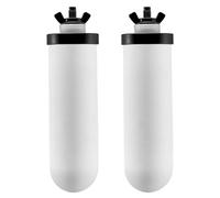 VEVOR Sistema di Filtraggio Acqua a Gravità, Filtro Acqua di Ricambio Elementi di Pulizia, Filtro di Ricambio in Ceramica, Filtro Acqua Sostituibile Compatibile con maggior marche 2 Pezzi Bianco