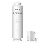 VEVOR Sistema di Filtro di Ricambio per Casa Cucina Sottolavello a 5 Stadi Filtro Composito PCF, Cartuccia Filtro Sottolavello Riduce Piombo, Cloro, Ruggine, Sostituzione per Filtro Acqua