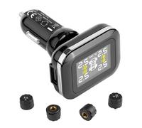VEVOR Sistema di Monitoraggio Pressione Pneumatici per Camper, TPMS per Rimorchio 7,3-87 psi, Sistema di Allarme per Auto Universale Set di Sensori TPMS Impermeabili Visualizzazione in Tempo Reale