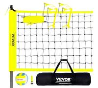 VEVOR Rete per Pallavolo Portatile Kit di Rete per Volley da Giardino Spiaggia
