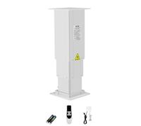VEVOR Sistema di sollevamento elettrico a colonna, tavolo elevatore da 79,8 kg, gamma di altezza da 36,1 a 79 cm, colonna da scrivania regolabile in tre fasi, gamba telescopica da tavolo, viene