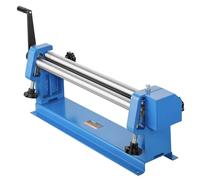 VEVOR Slip Roll Machine, Larghezza di formatura da 24 pollici, Capacità 16 gauge, Rullo di scorrimento in lamiera con 2 rulli staccabili, Macchina rotonda di piegatura, per lamiera di rame in acciaio