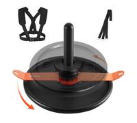 VEVOR Slitta con Pesi, Compatibile con Dischi da 51 mm Slitta per Allenamento di Forza e Forza per Esercizi Atletici, Attrezzatura per Allenamento Fitness con Imbracatura, Arancione e Nero