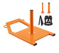 VEVOR, Slitta da Traino Unisex Adulto, Arancione, Standard