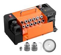 VEVOR Affilatrice per Punte da Trapano da 3-15 mm con 13 Pinze e Mola CBN 120 W