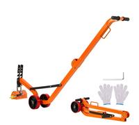 VEVOR Sollevatore Magnetico per Lastre, Capacità di 600 kg, Carrello in Acciaio con Sollevamento Magnetico e 2 Ruote, Maniglia Regolabile, Neodimio N42, Pieghevole per il Sollevamento di Tombini