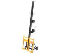 VEVOR Sollevatore per Cartongesso, Sollevatore Verticale per Pannelli max. 1219x4878 mm Carico 68 kg per Installazione a Soffitto e Parete, Installazione di Cartongesso, con Ruote, Giallo