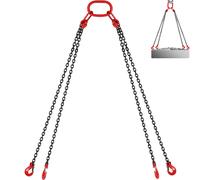 VEVOR Sollevatore per Imbracature Catene di Sollevamento a 4 Gambe Lunghezza 3m
