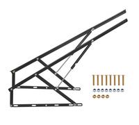 VEVOR Sollevatore per Letto, Dimensioni Letto Compatibili 1500 x 1800 mm Kit Hardware Meccanico per Letto Murphy, Carico 70 kg Leva Pneumatica, Supporto Letto per Carichi Pesanti, Camera degli Ospiti