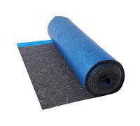 VEVOR Sottopavimento 9,3 m² Un Rotolo, Imbottitura per Pavimenti in Laminato con Barriera al Vapore Integrata, Fibra ad Alta Resistenza e Pellicola in PE, Isolamento Acustico, per Laminato Legno