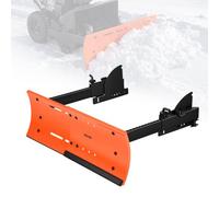 VEVOR Spazzaneve Larghezza Regolabile da 559 a 813 mm a Doppia Modalità, Accessorio Universale per ATV e UTV, Sgancio Rapido, Lama Raschiante in Acciaio Pieghevole, Rimozione Efficiente della Neve