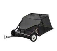 VEVOR Spazzatrice da Giardino Abbattibile, Spazzatrice Raccoglitore Foglie Erba Capienza ca. 400 L, Rimorchio Traino 106,6 cm, Altezz Spazzamento Regolabile per Raccogliere Detriti, Erba da Prato