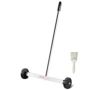 VEVOR Spazzatrice Magnetica con Ruote, Mini Spazzatrice Magnetica 38cm, Capacità max. 3,6kg, Maniglia Regolabile, Spazzatrice Magnetica Leggera Raccogliere Chiodi Viti, Pulizia Garage Officina