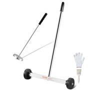 VEVOR Spazzatrice Magnetica Scopa Magnetica Telescopica Battitappeto 38cm