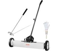 VEVOR Spazzatrice Magnetica Maniglia Telescopica 61 cm Raccolta Chiodi Viti