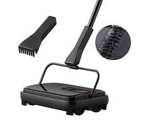 VEVOR Spazzatrice Manuale per Pavimenti Tappeti Uso Domestico Senza Batterie con Asta, Spazzola per Tappeti Pavimenti 1120 x 230 x 160 mm Peso da 0,8kg per Pulizia Domestica Peli di Animali Domestici